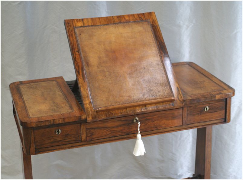 3036 Small Antique William IV Library Table (1)